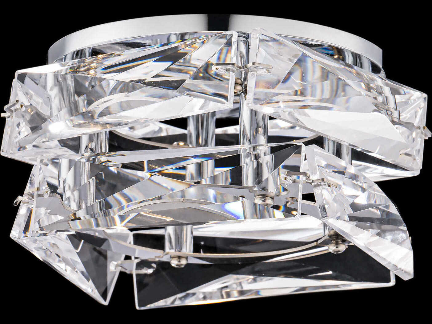 Schonbek Hielo Polished Chrome 3500K 3000K 4000K Geometric Under Cabinet Light