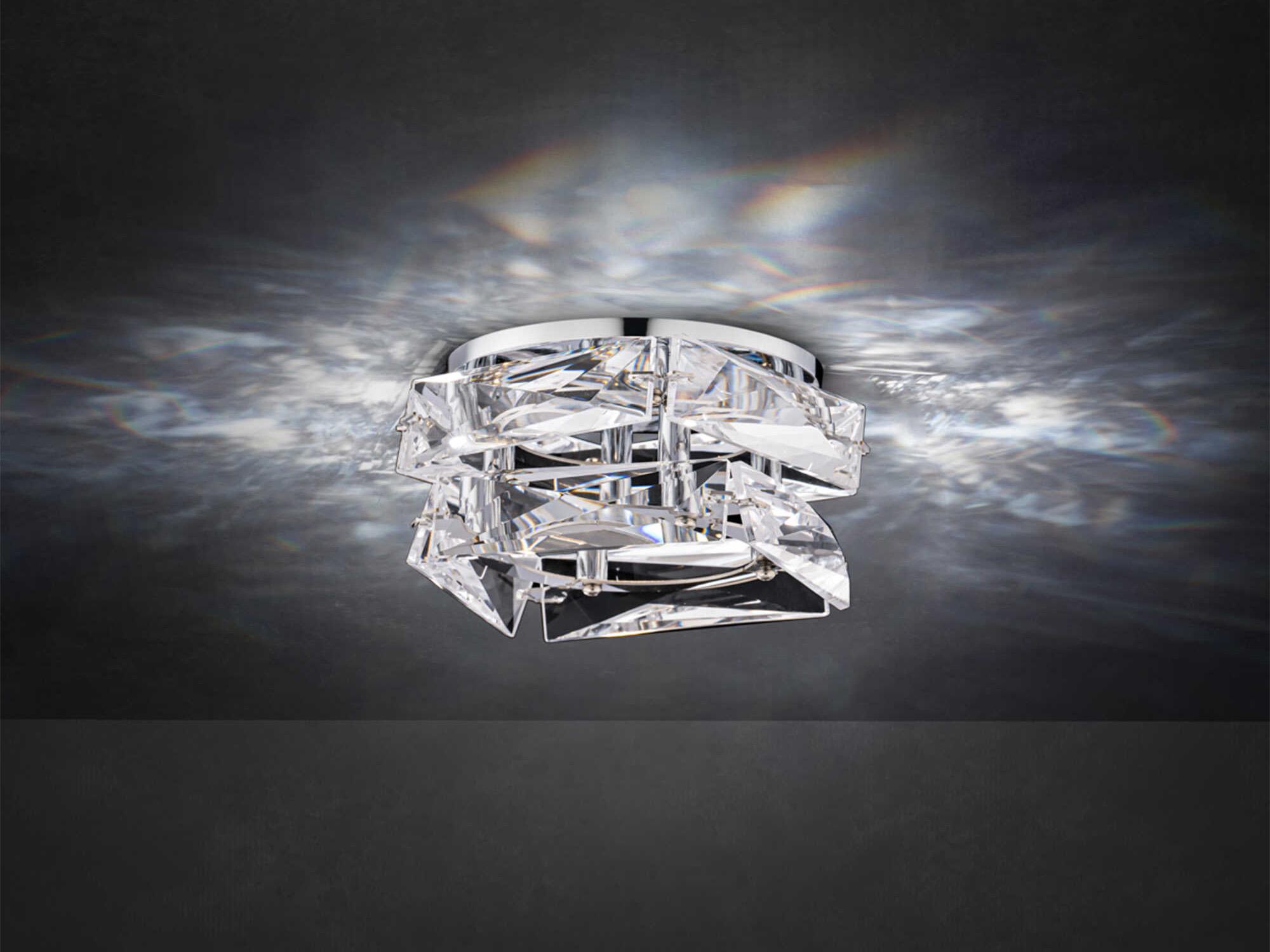 Schonbek Hielo Polished Chrome 3500K 3000K 4000K Geometric Under Cabinet Light