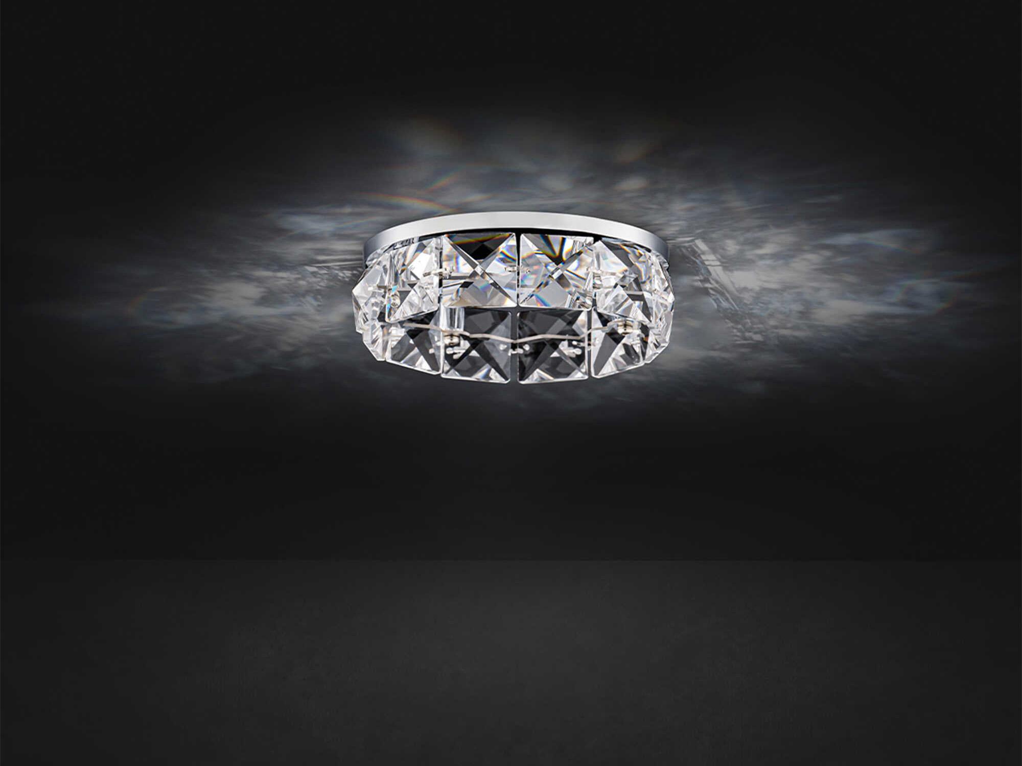 Schonbek Xeo Polished Chrome 3500K 3000K 4000K Round Under Cabinet Light