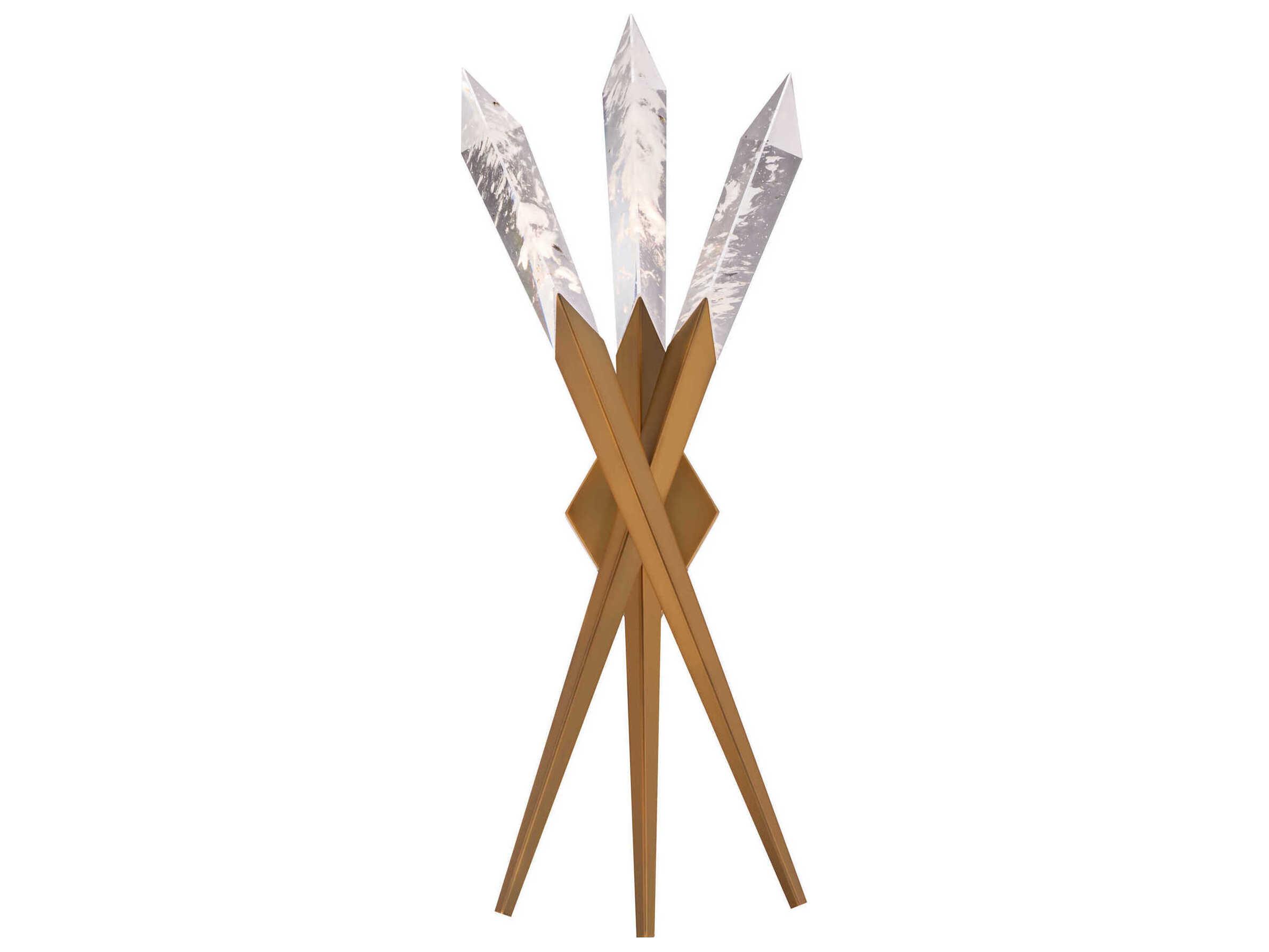 Schonbek Solitude 3-Light Aged Brass Wall Sconce