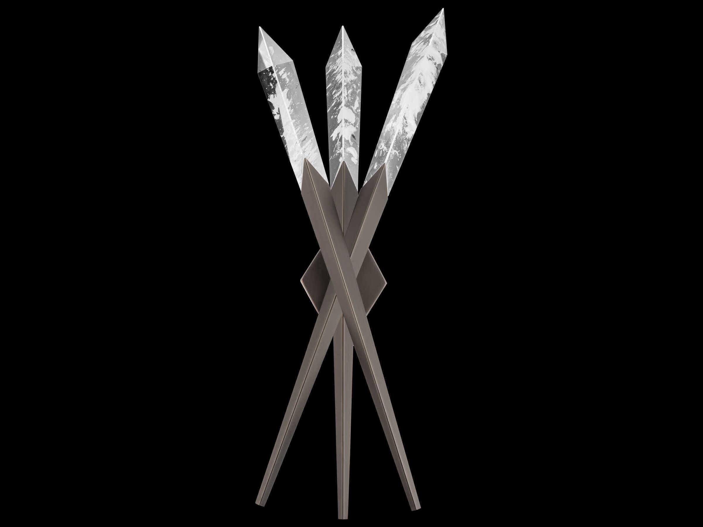 Schonbek Solitude 3-Light Antique Nickel Wall Sconce