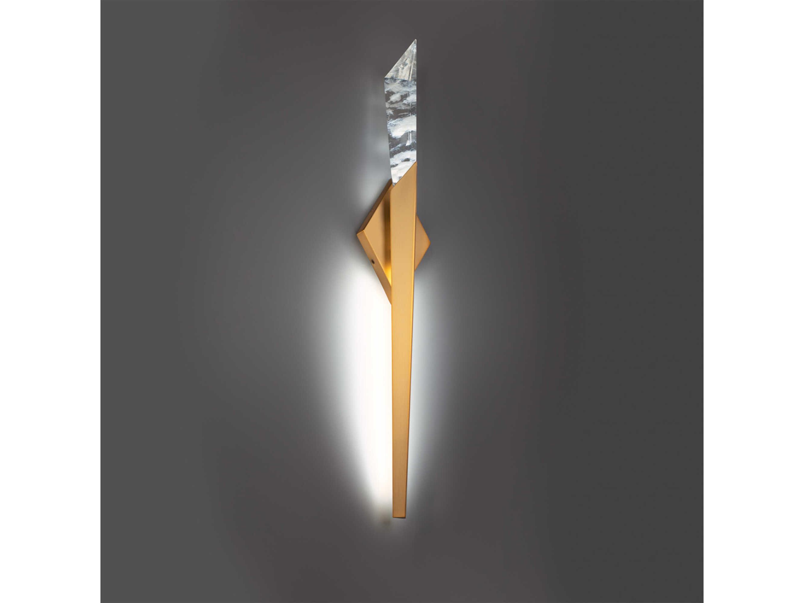 Schonbek Solitude 1-Light Aged Brass Wall Sconce