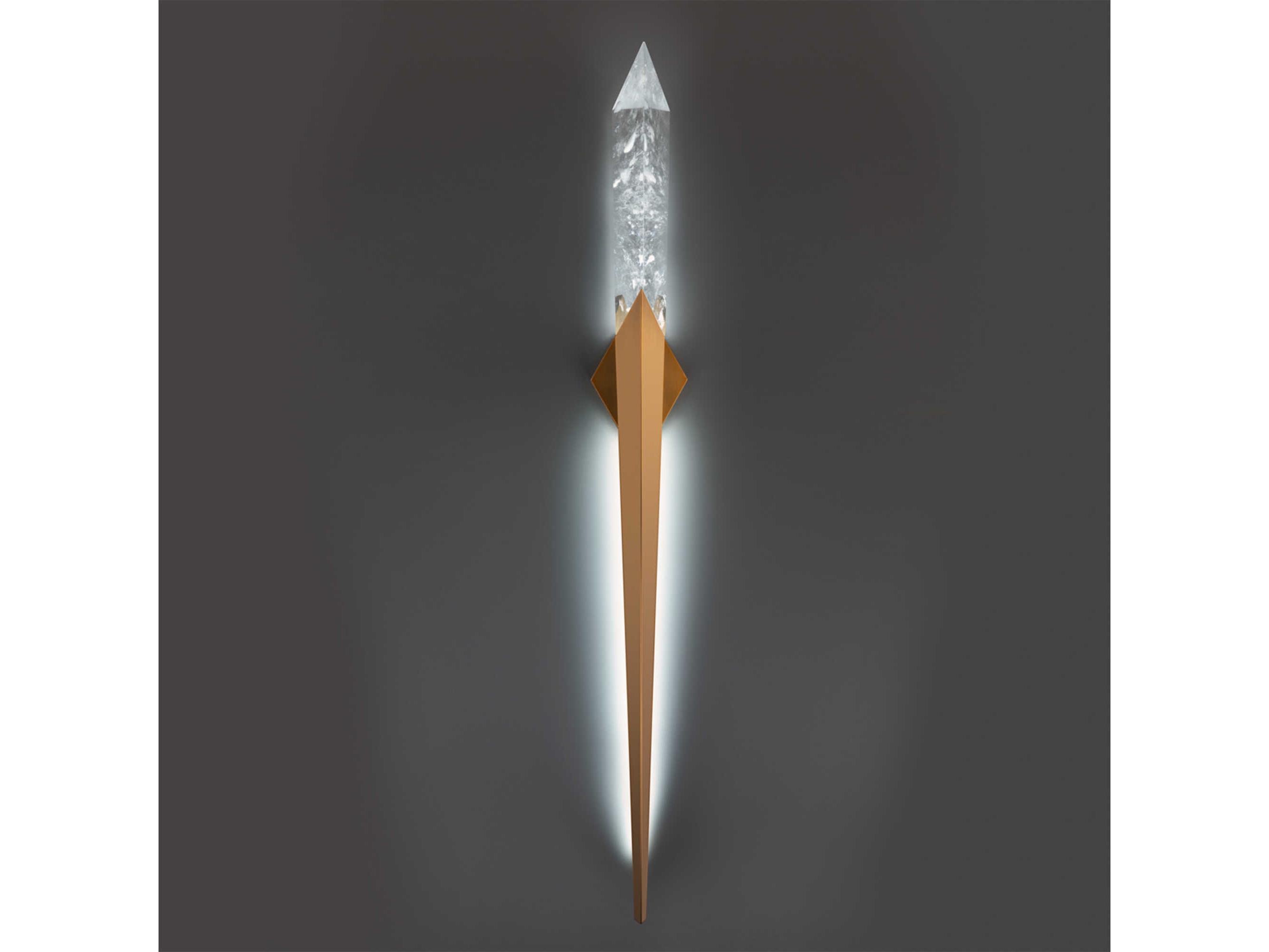 Schonbek Solitude 1-Light Aged Brass Wall Sconce