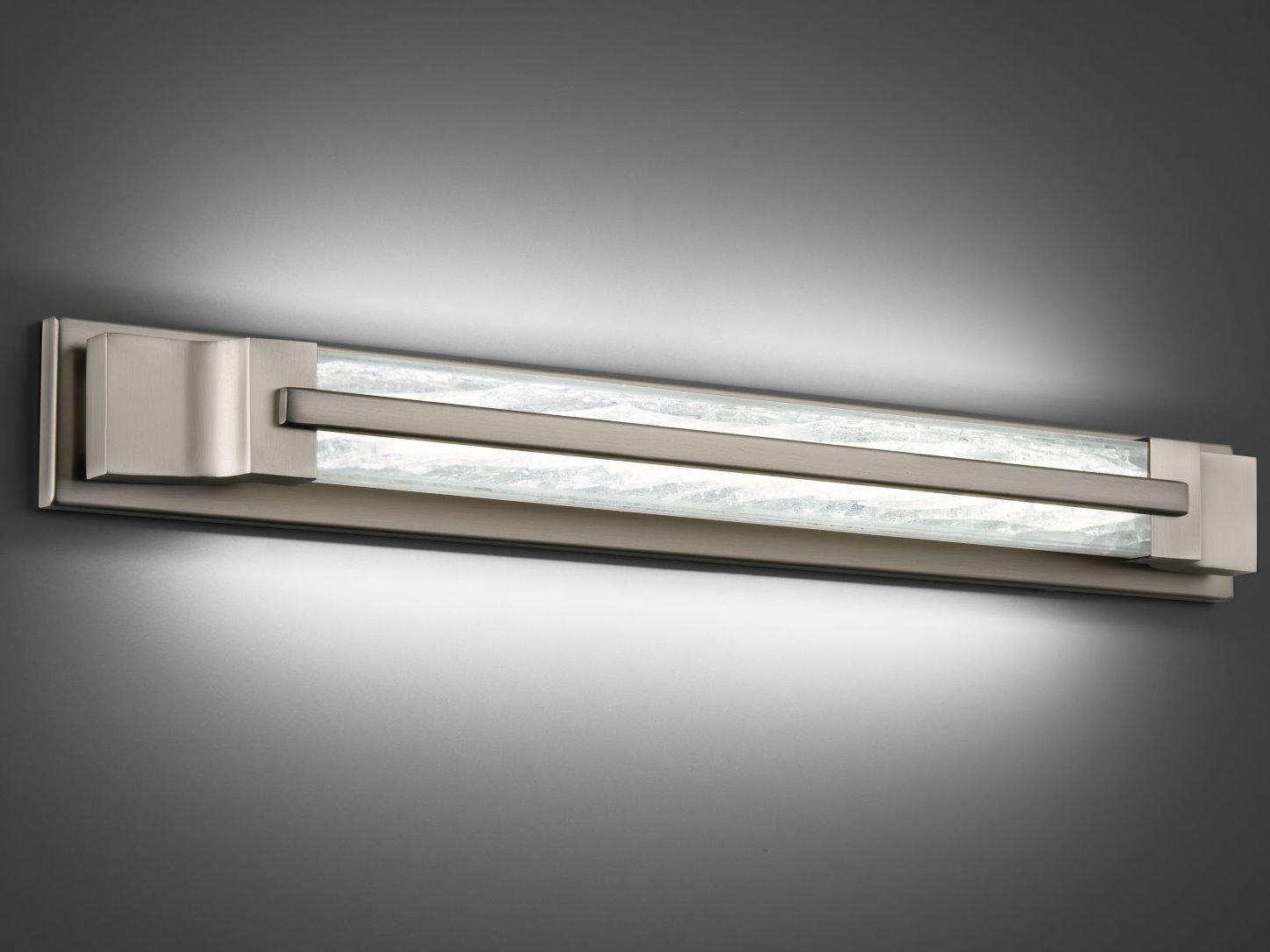 Schonbek Aberdeen 1-Light Brushed Nickel Vanity Light