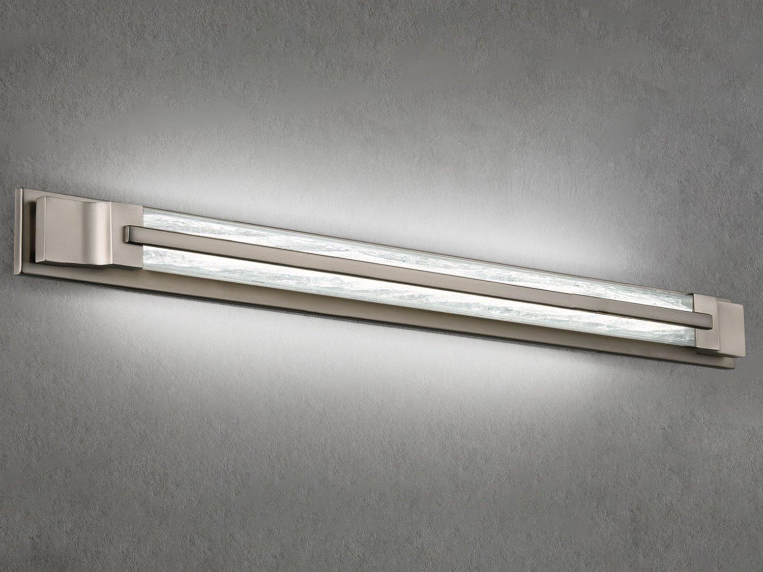 Schonbek Aberdeen 1-Light Brushed Nickel Vanity Light