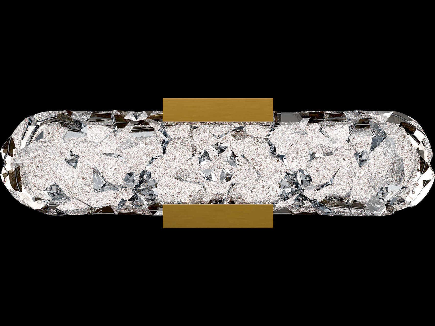 Schonbek Bramble Aged Brass Vanity Light