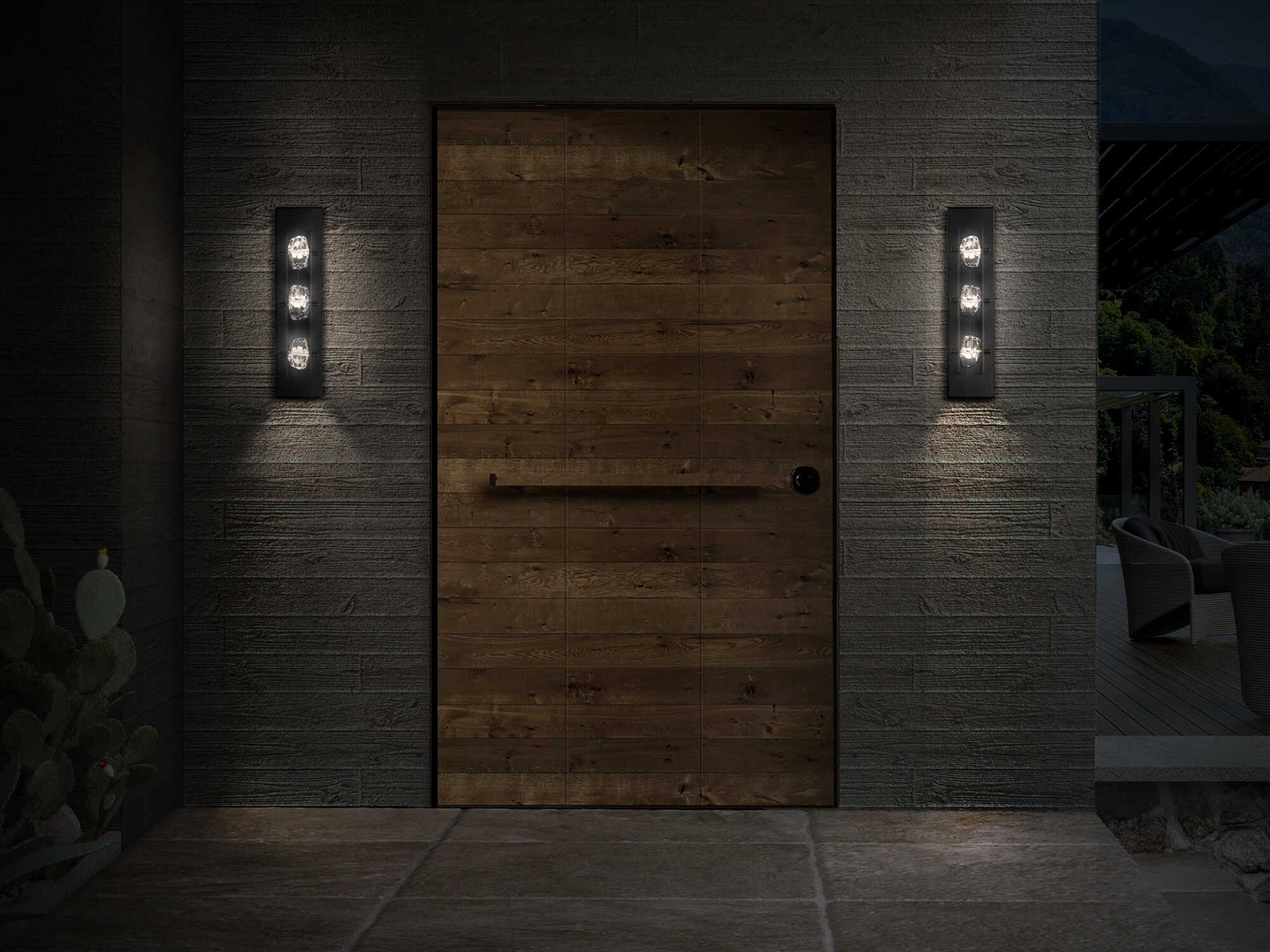 Schonbek Strata 3-Light Outdoor Wall Light