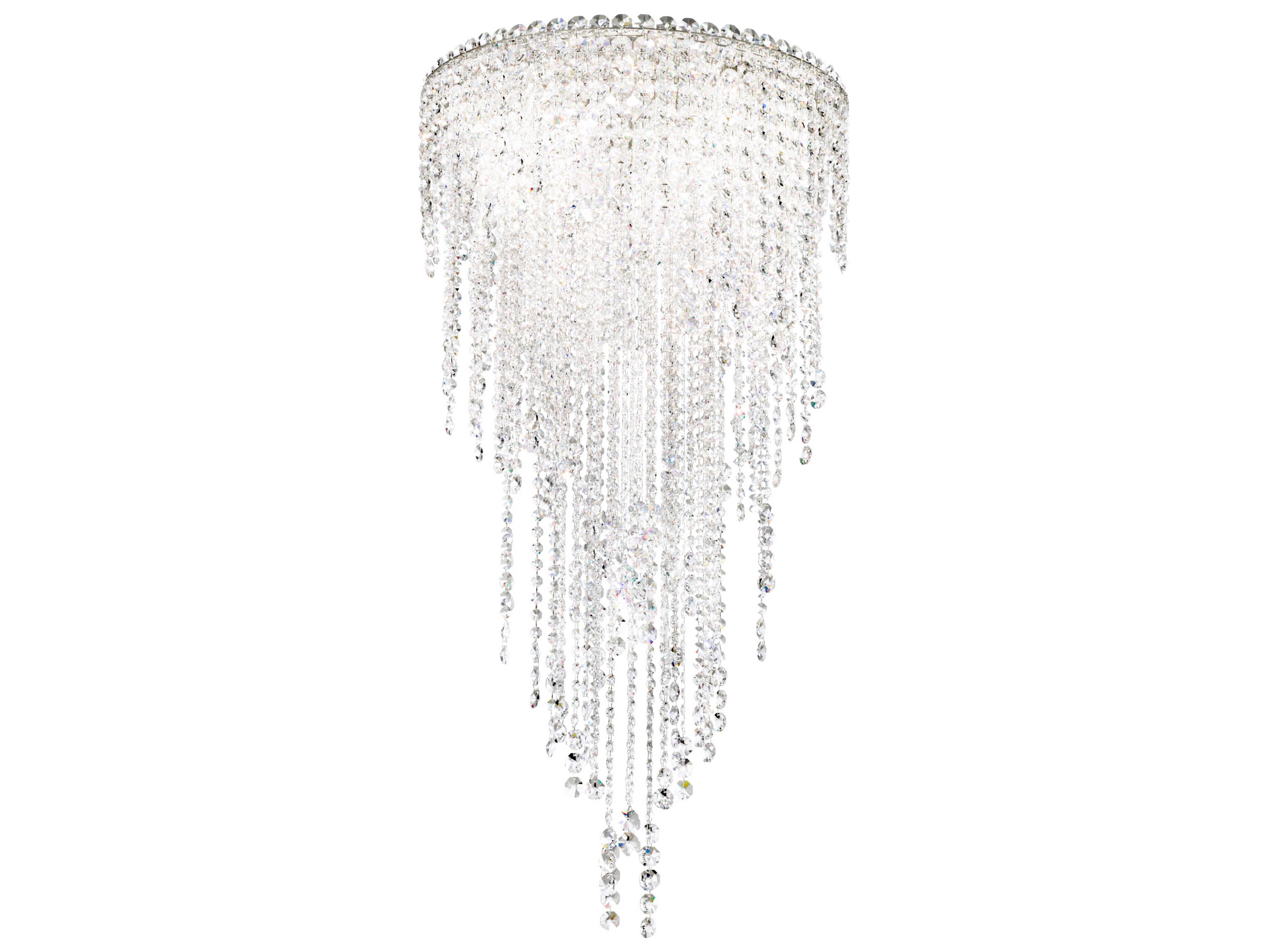 Schonbek Chantant 5-Light Stainless Steel Crystal Pendant