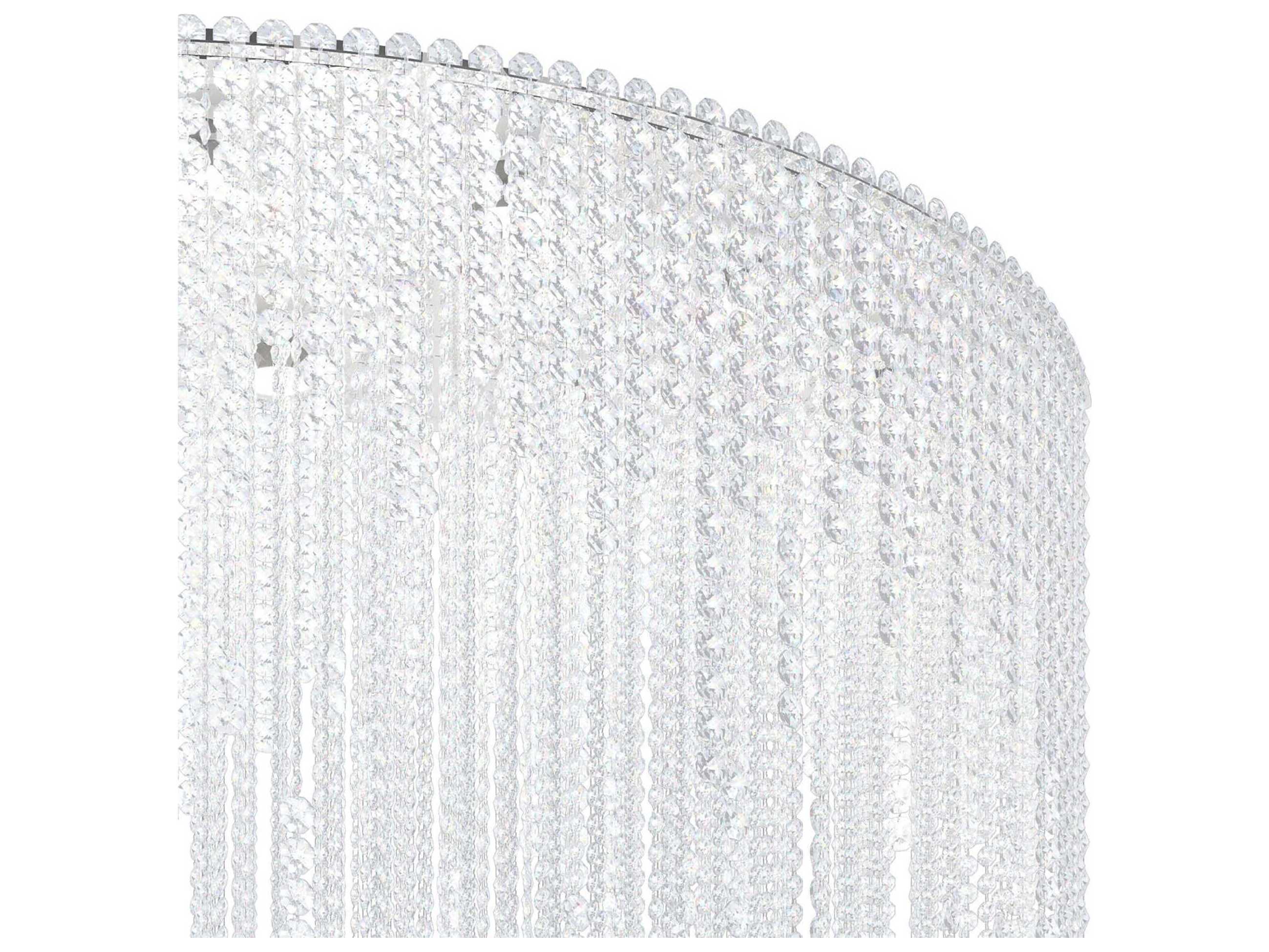 Schonbek Chantant 8-Light Stainless Steel Crystal Island Pendant