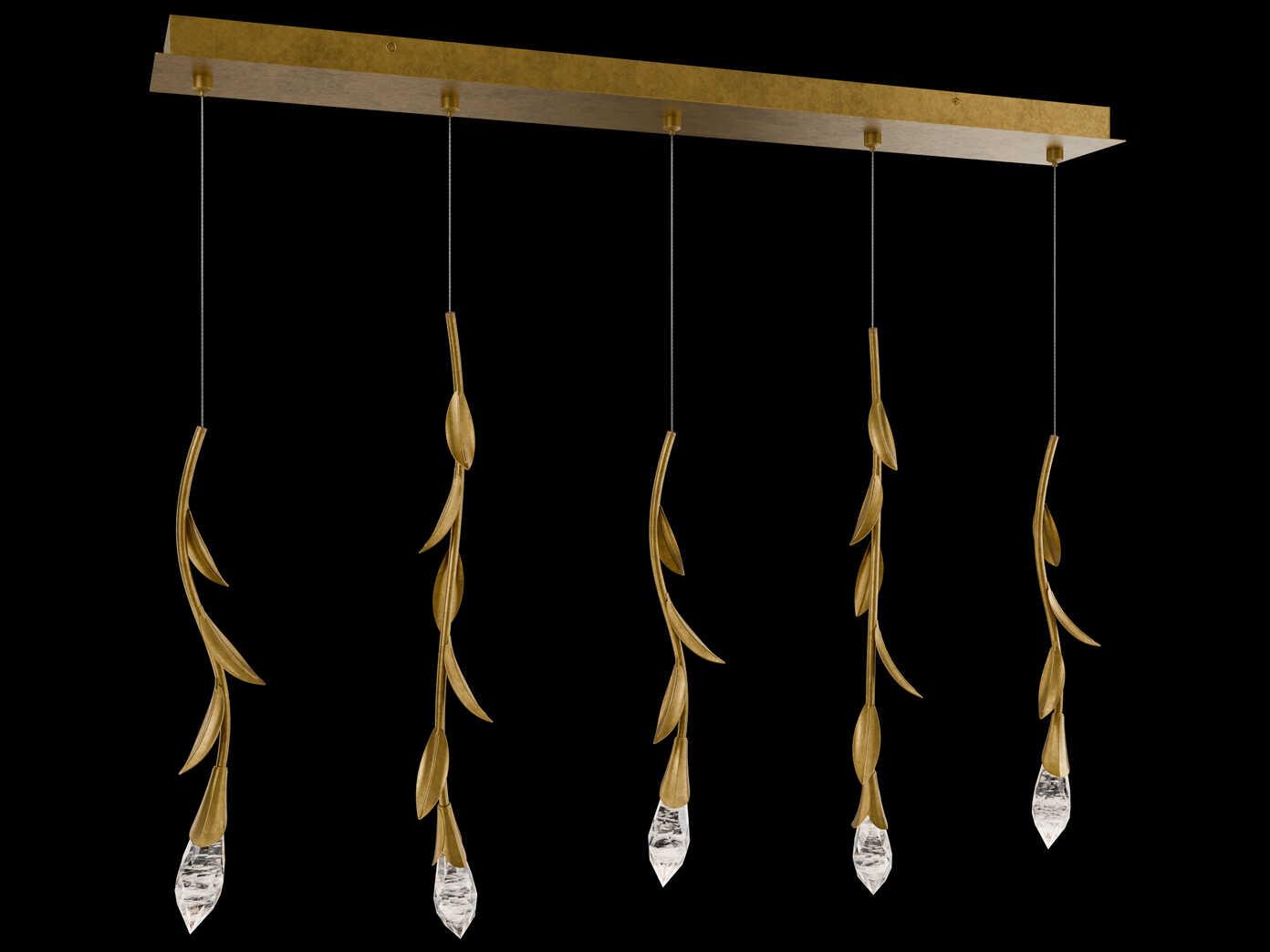 Schonbek Secret Garden 5-Light Brass Island Pendant