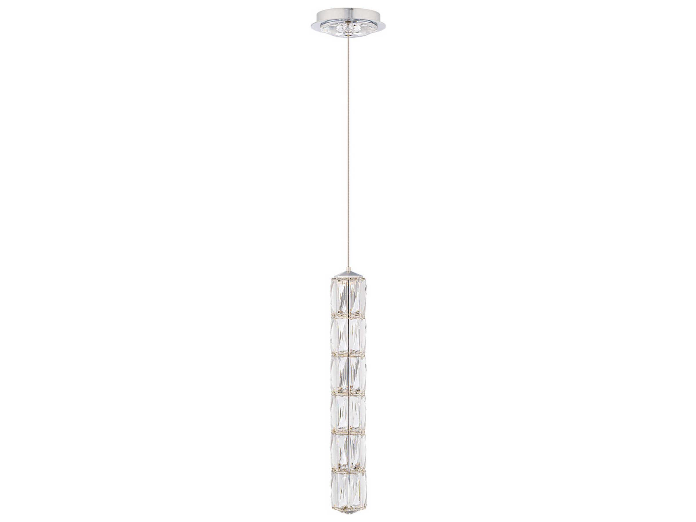 Schonbek Verve Stainless Steel Clear Linear Mini Pendant