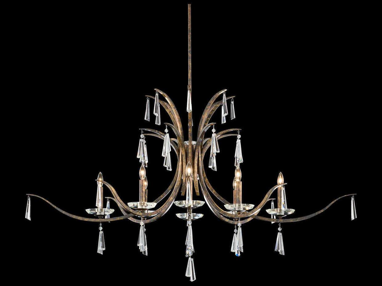 Schonbek Tinsley 8-Light Bronze Traditional Candelabra Chandelier