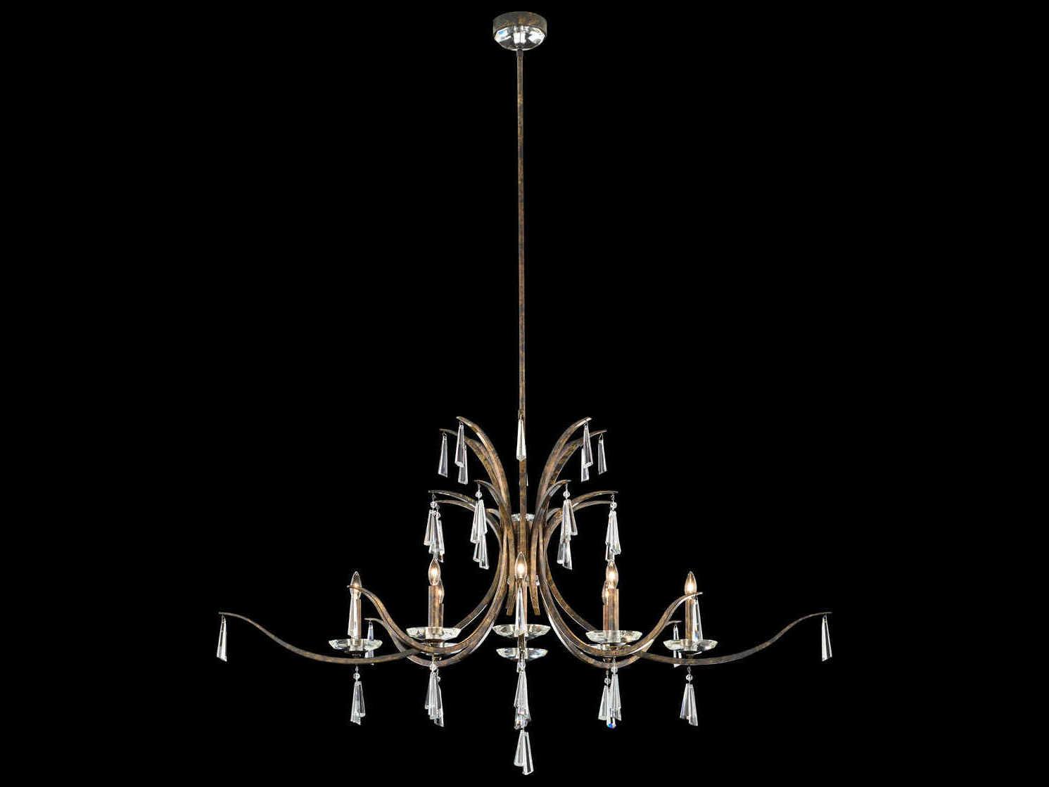 Schonbek Tinsley 8-Light Bronze Traditional Candelabra Chandelier
