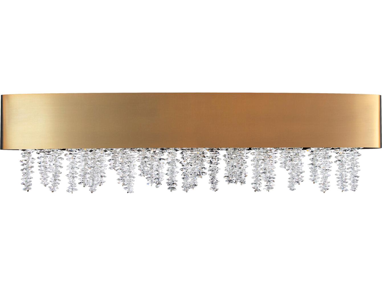 Schonbek Soleil 1-Light Aged Brass Crystal LED Vanity Light