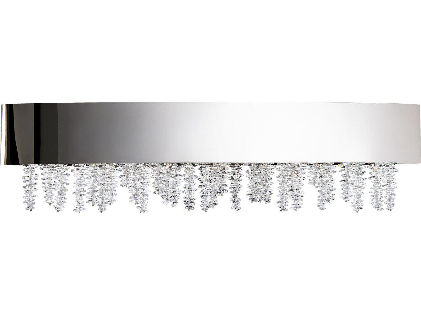 Schonbek Soleil 1-Light Polished Nickel Crystal LED Vanity Light