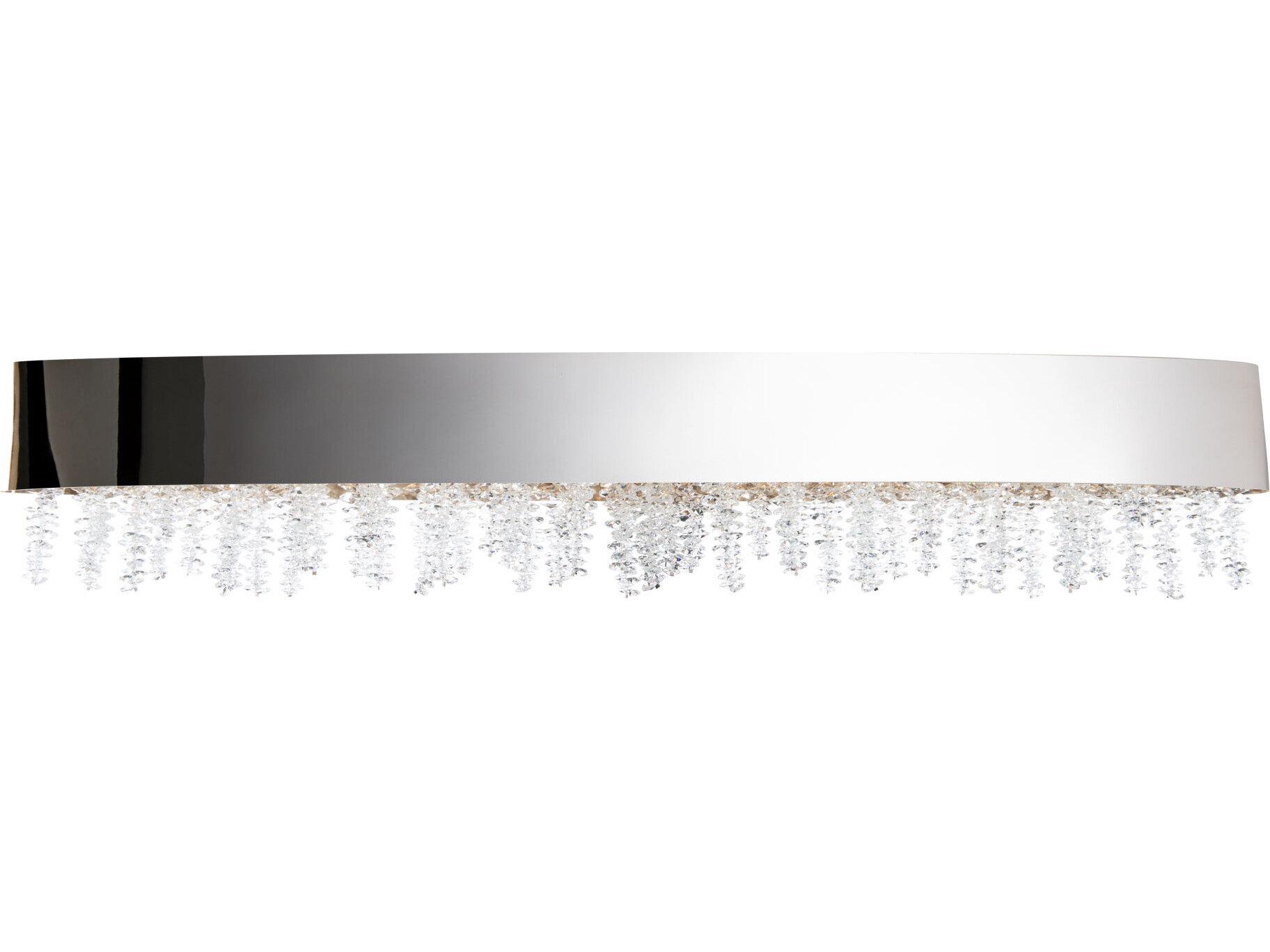 Schonbek Soleil 1-Light Polished Nickel Crystal LED Vanity Light