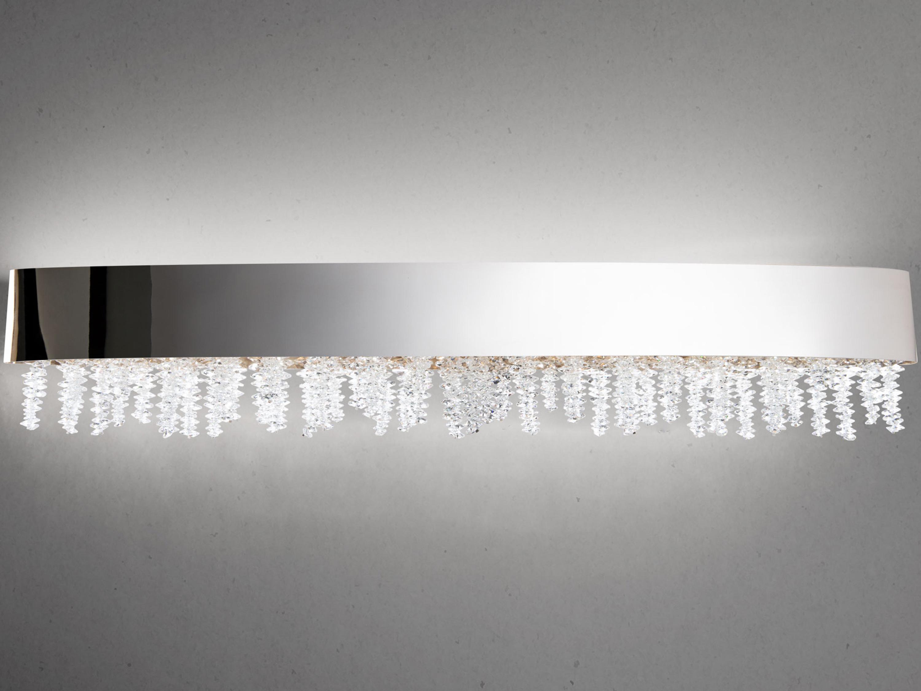 Schonbek Soleil 1-Light Polished Nickel Crystal LED Vanity Light