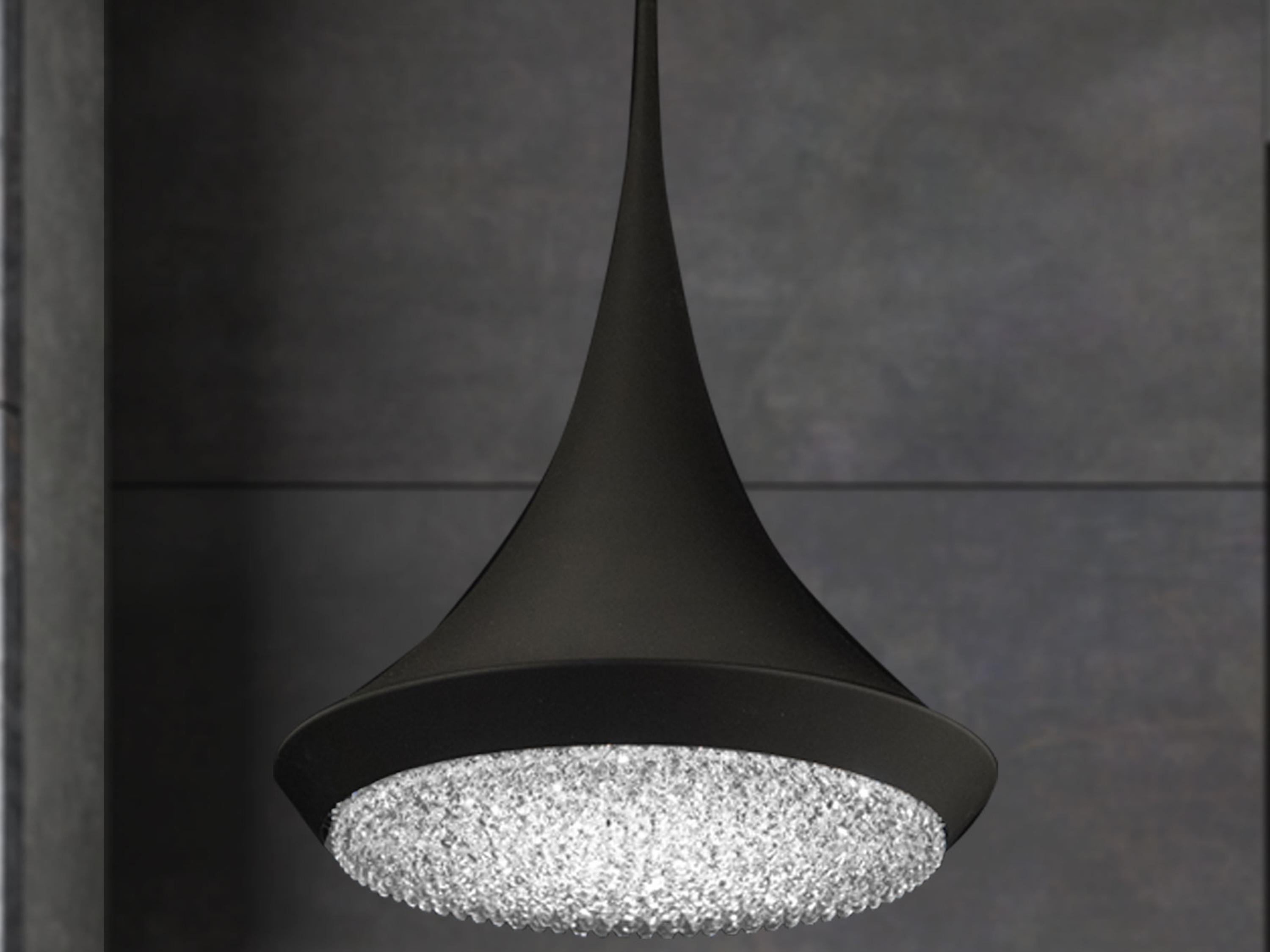 Schonbek Verita 1-Light Black Crystal LED Linear Pendant