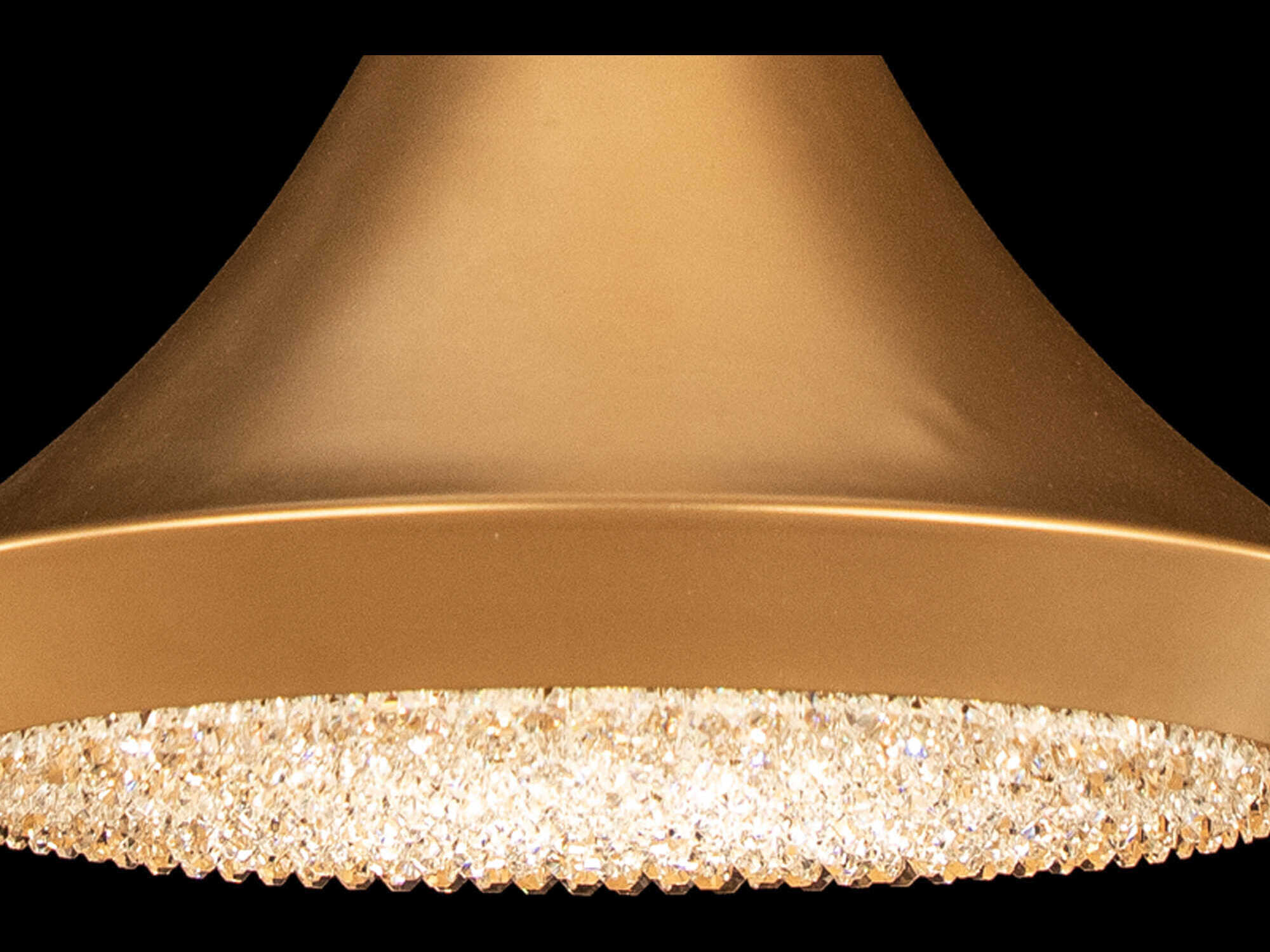 Schonbek Verita 1-Light Heirloom Gold Crystal LED Linear Pendant
