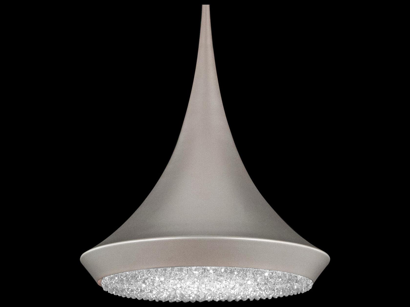 Schonbek Verita 1-Light Antique Silver Crystal LED Linear Pendant