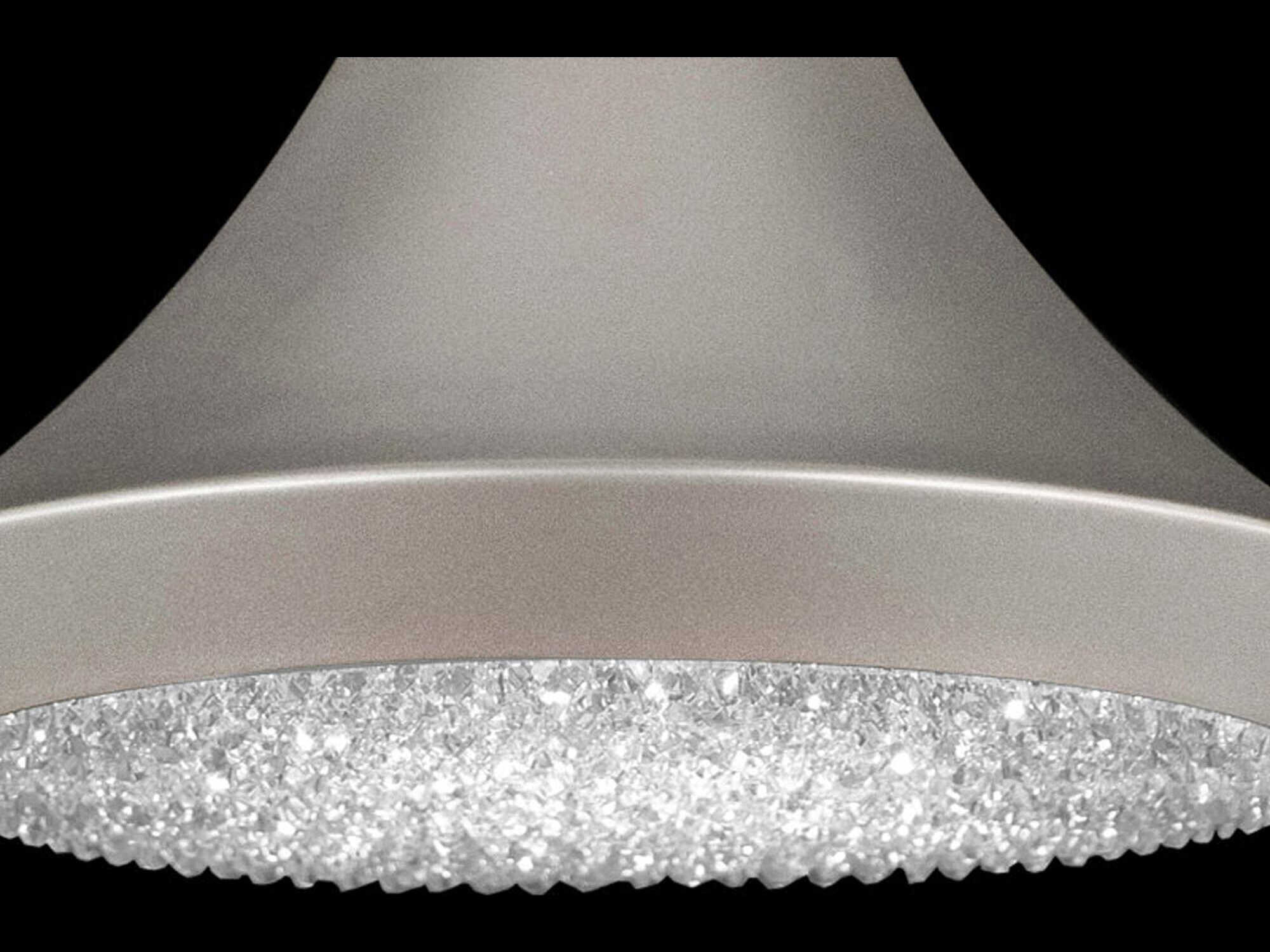 Schonbek Verita 1-Light Antique Silver Crystal LED Linear Pendant