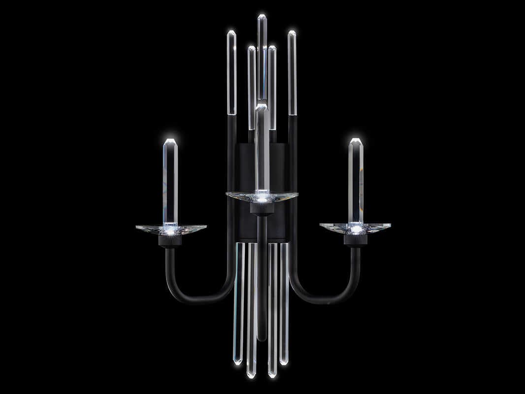 Schonbek Calliope Black Wall Sconce