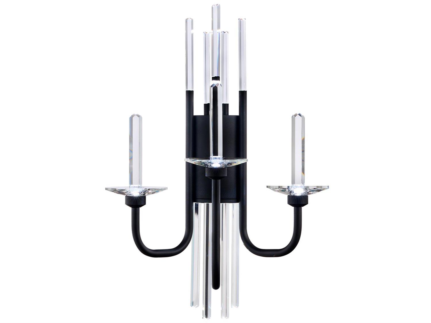 Schonbek Calliope Black Wall Sconce