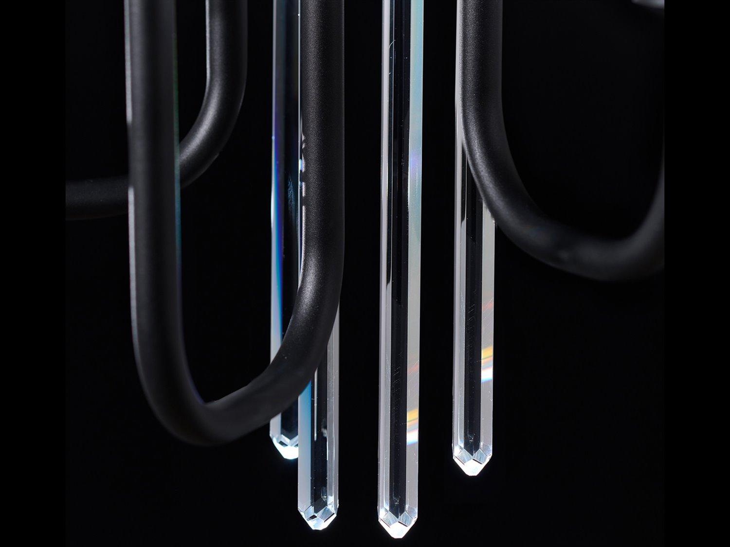 Schonbek Calliope Black Wall Sconce