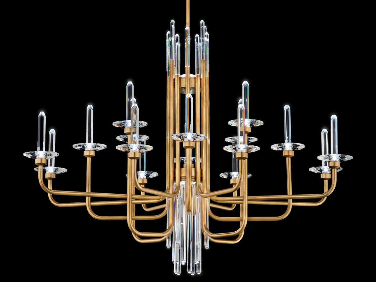 Schonbek Calliope Brass Island Pendant