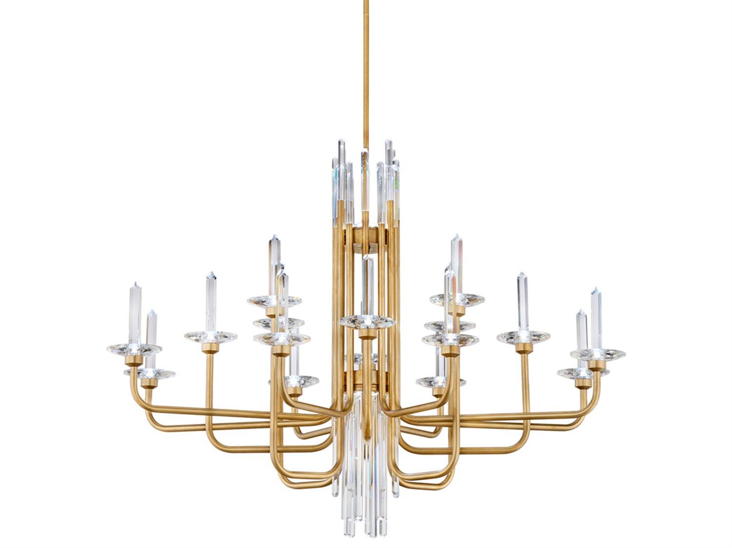 Schonbek Calliope Brass Island Pendant