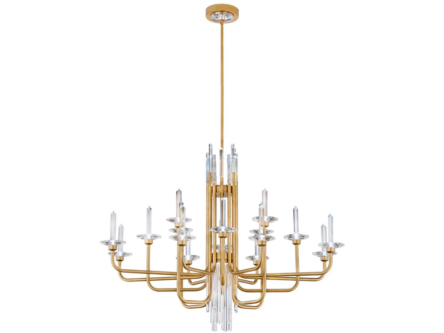 Schonbek Calliope Brass Island Pendant