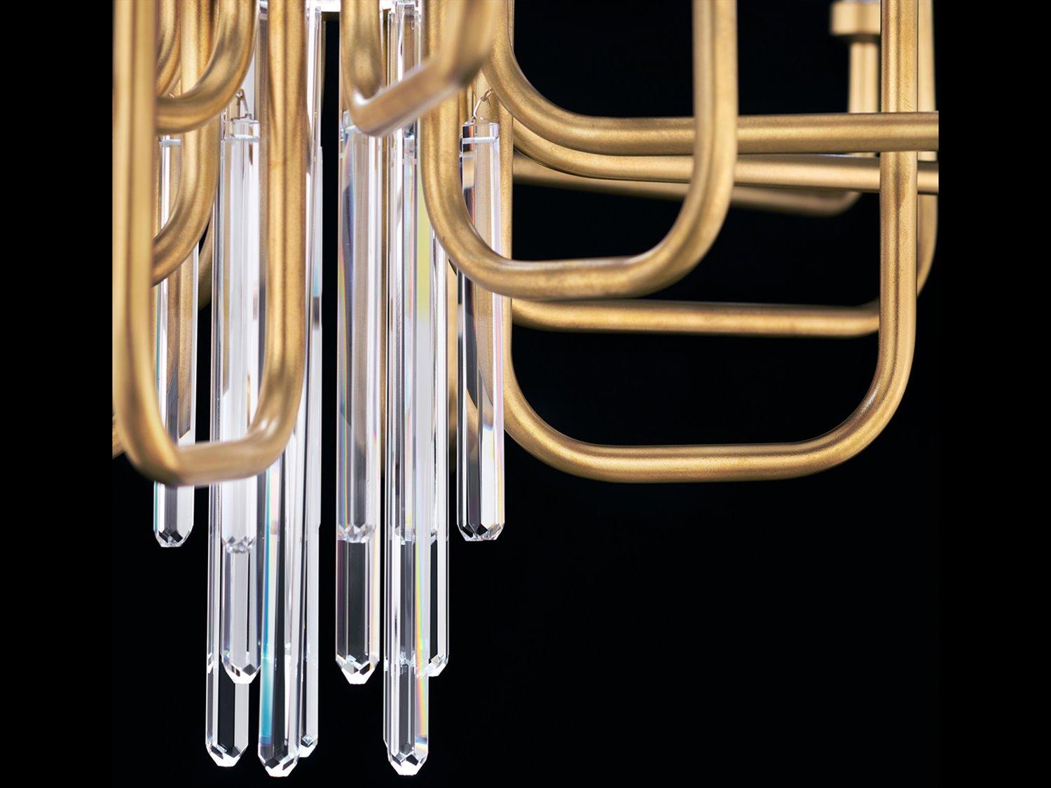 Schonbek Calliope Brass Island Pendant