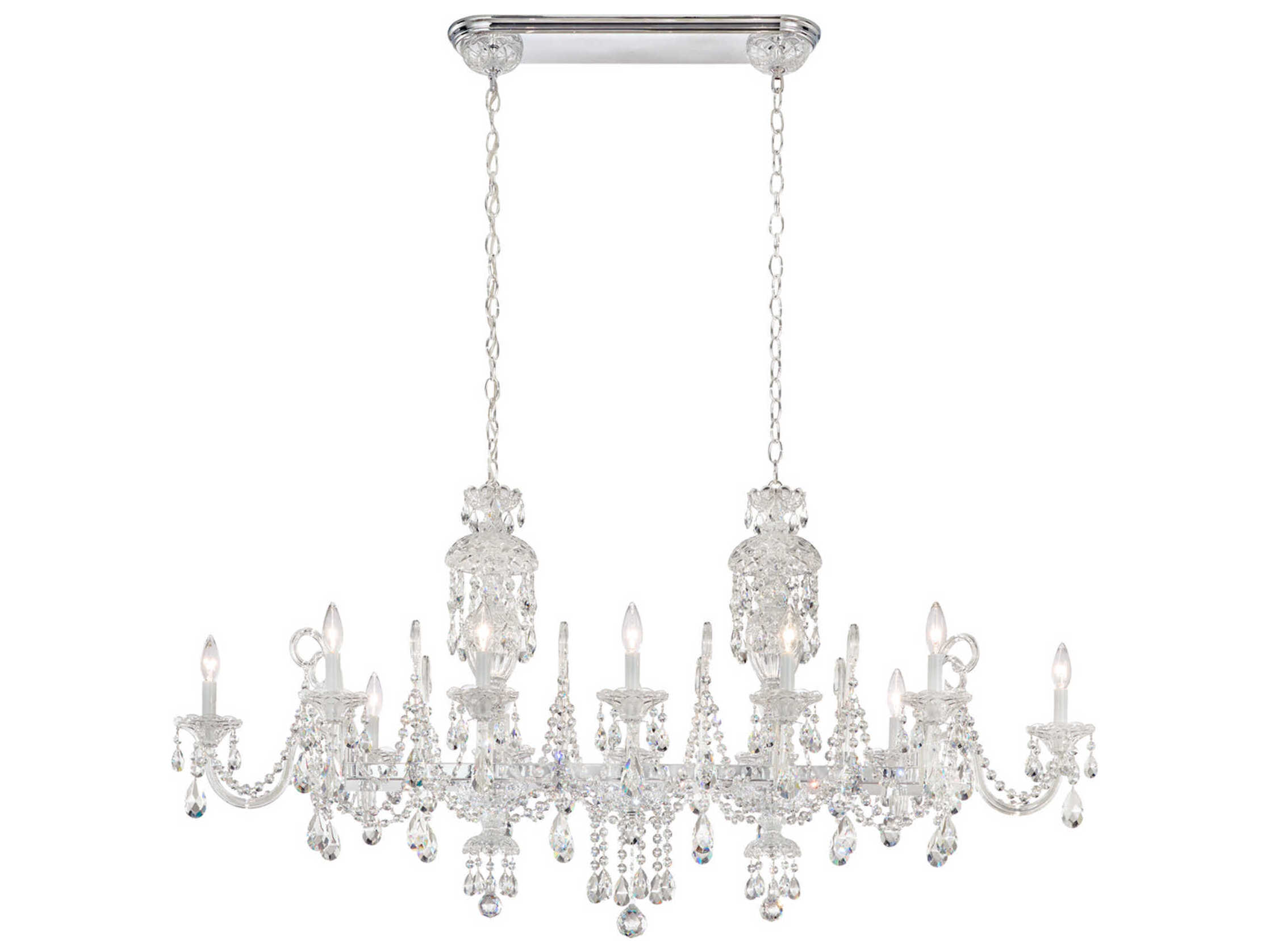 Schonbek Sterling 12-Light Island Pendant
