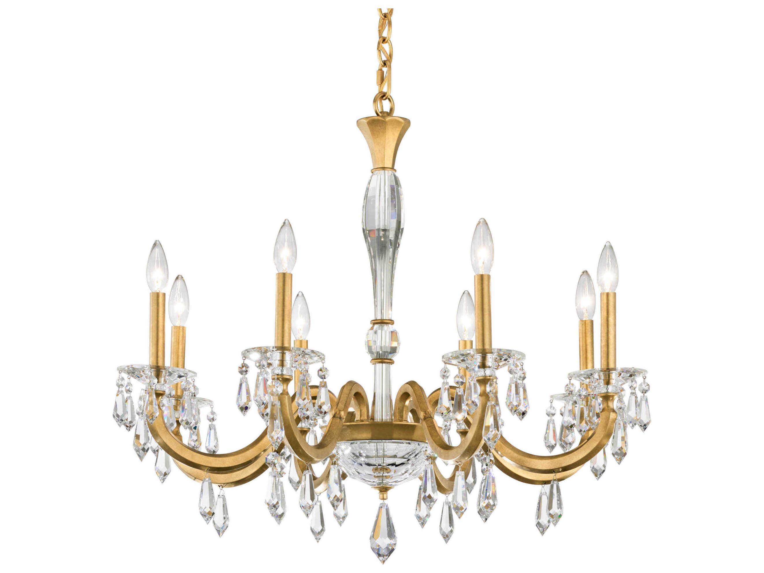 Schonbek Napoli 8-Light Candelabra Chandelier