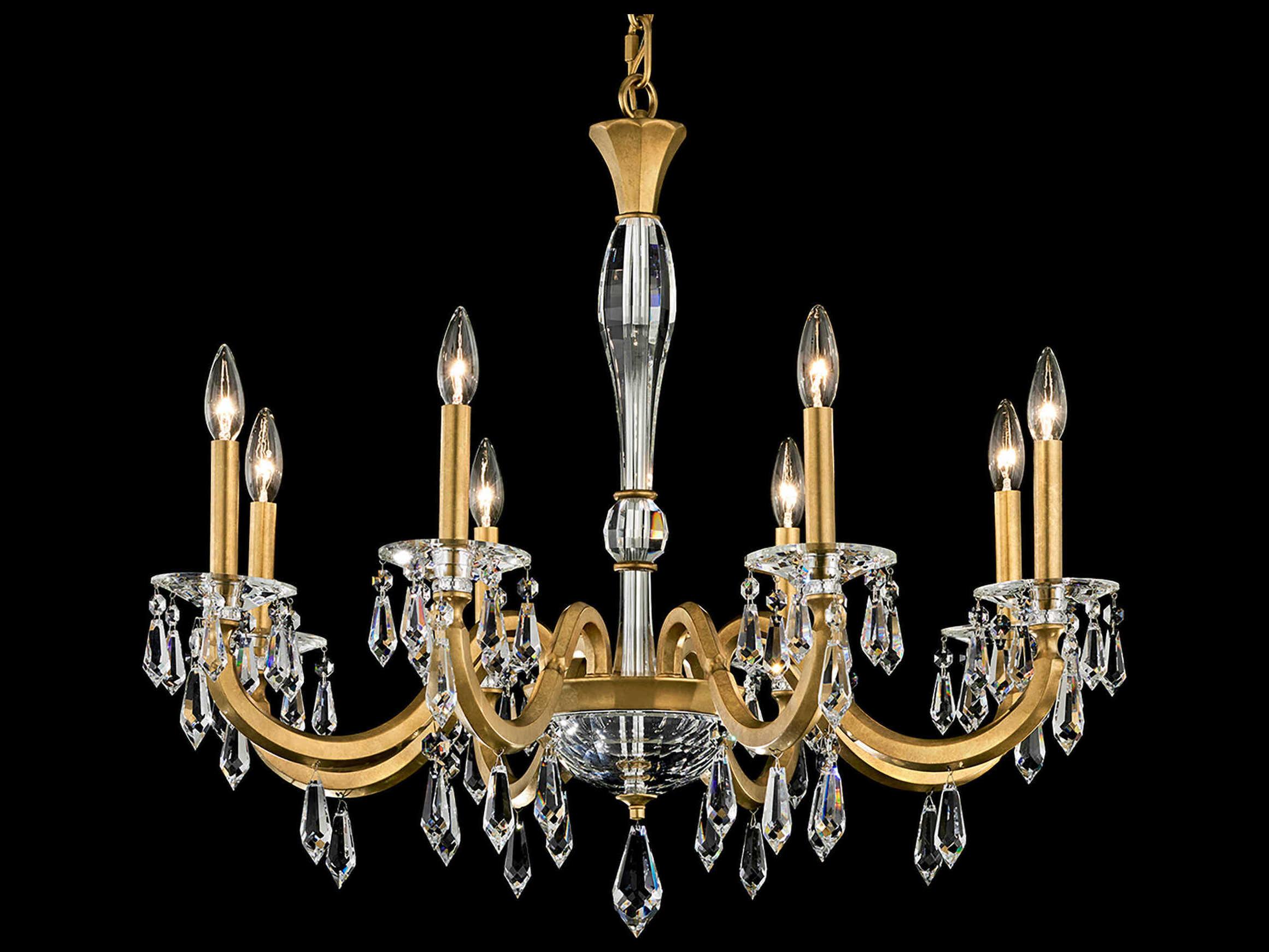 Schonbek Napoli 8-Light Candelabra Chandelier