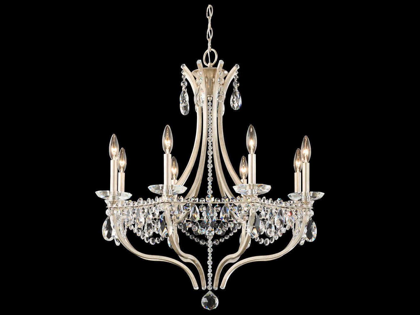 Schonbek Adley 8-Light Traditional Candelabra Chandelier