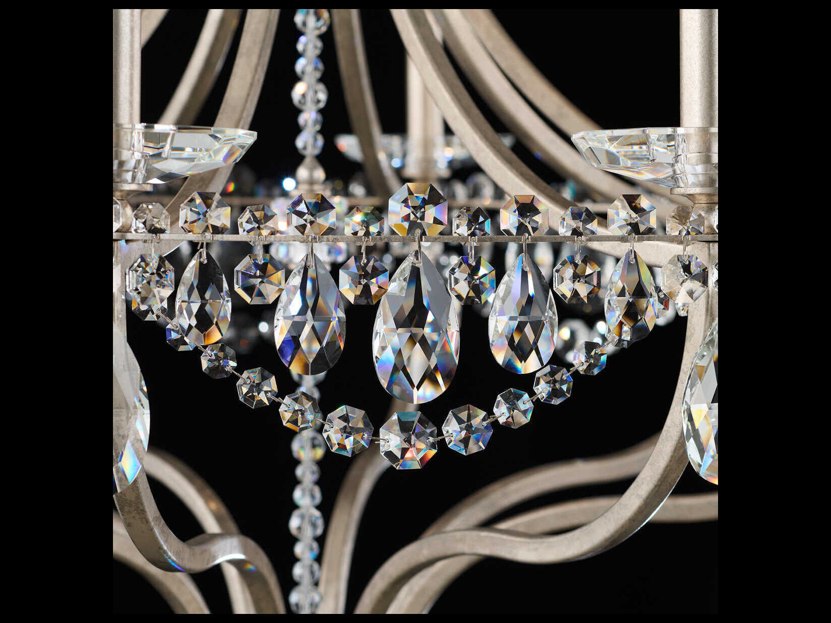 Schonbek Adley 8-Light Traditional Candelabra Chandelier