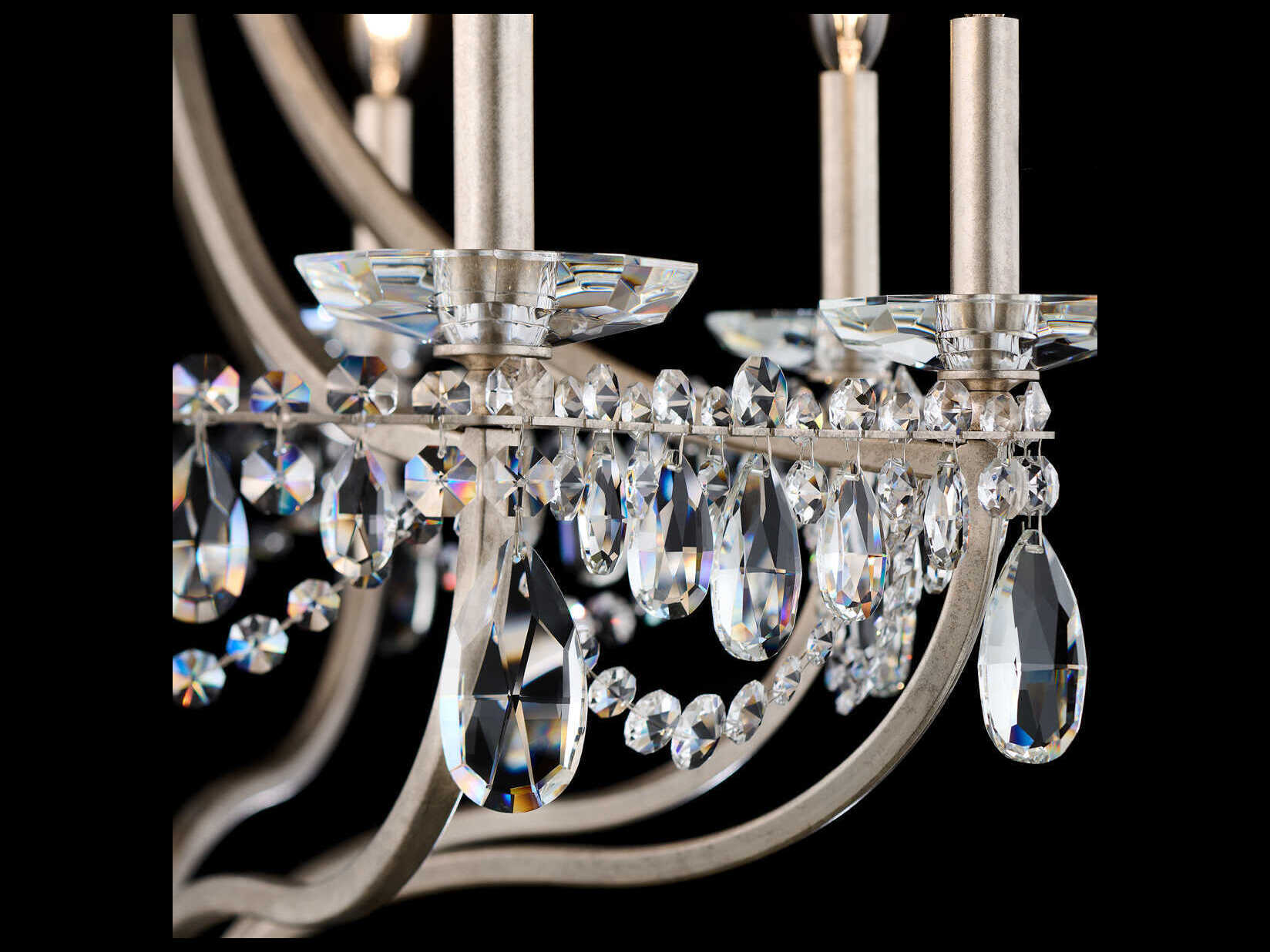Schonbek Adley 8-Light Traditional Candelabra Chandelier
