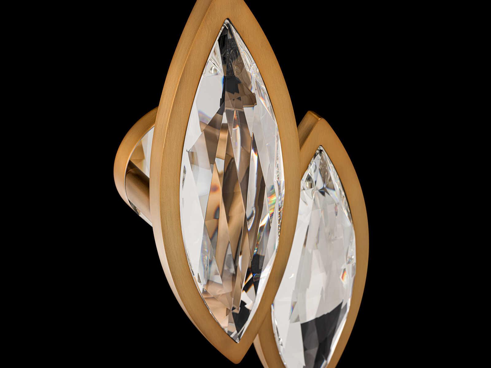 Schonbek Marchesa 2-Light Aged Brass Vanity Light