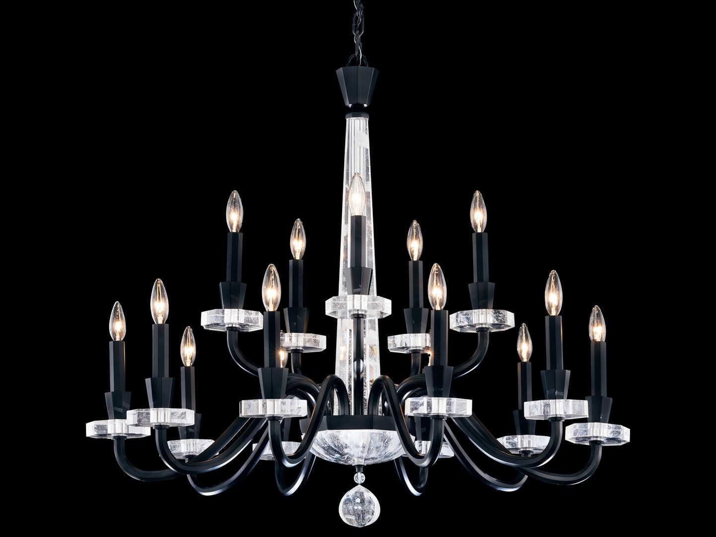 Schonbek Amadeus 15-Light Candelabra Chandelier
