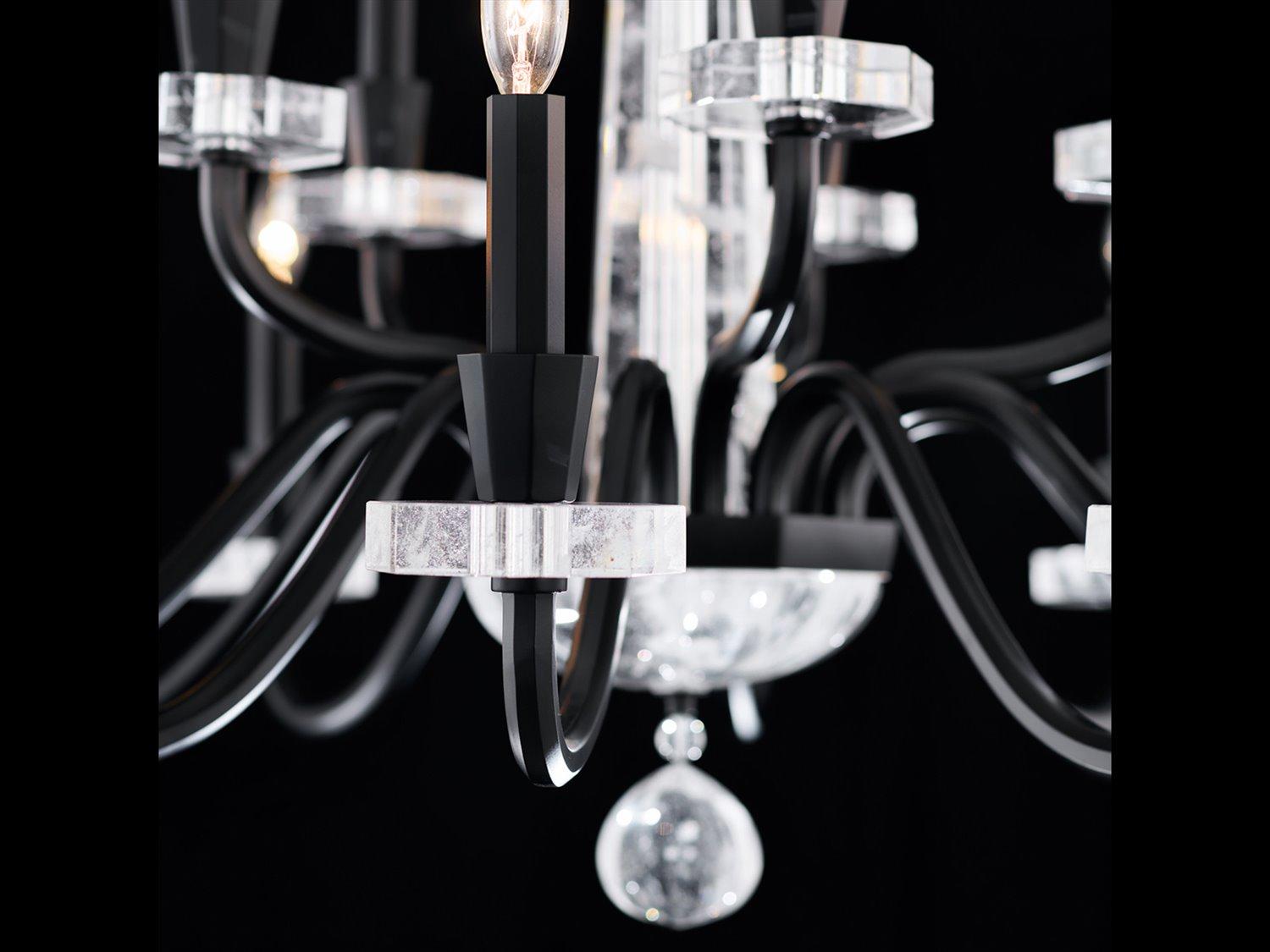 Schonbek Amadeus 15-Light Candelabra Chandelier