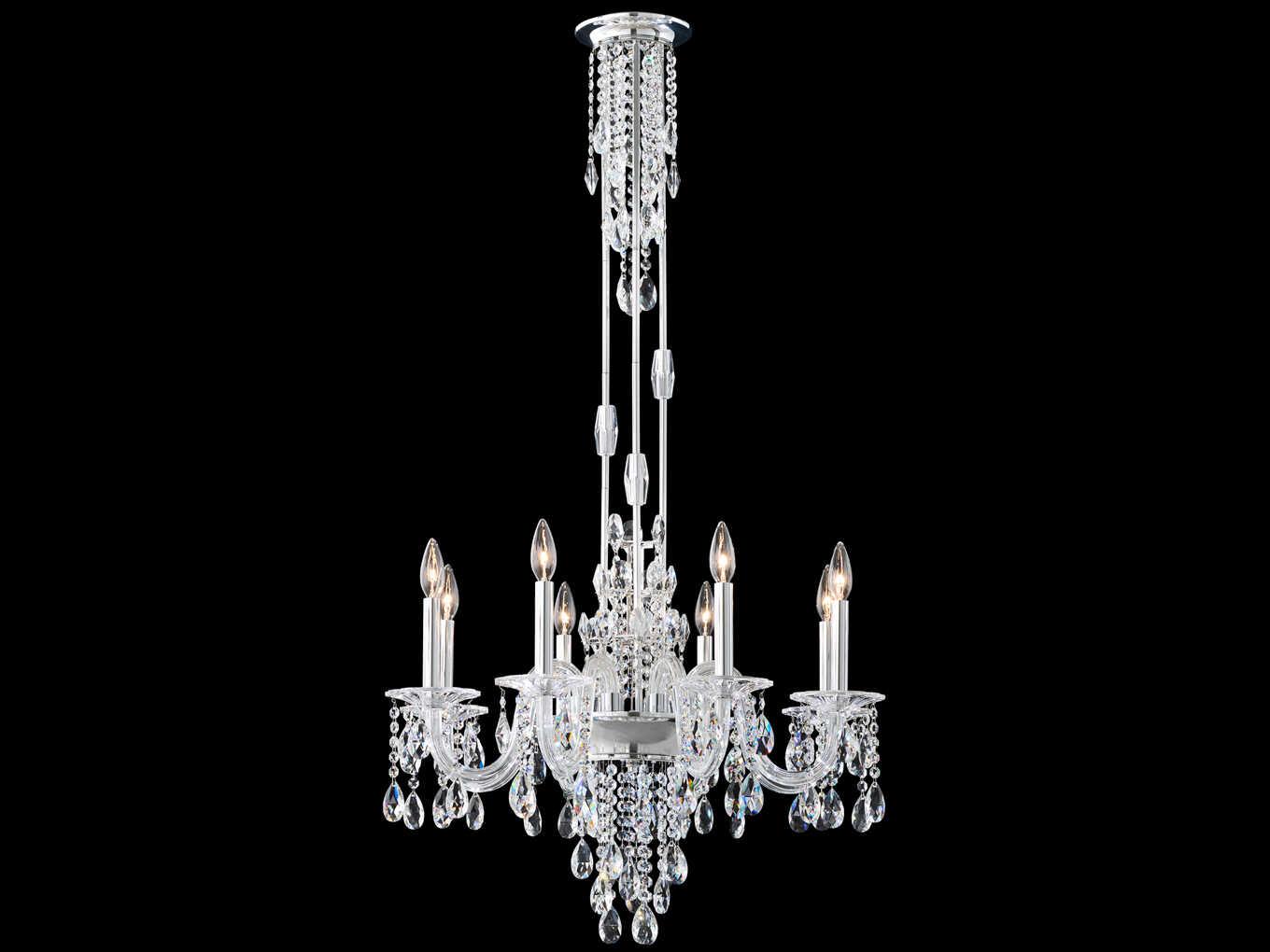 Schonbek Rainier Clear Traditional Candelabra Chandelier