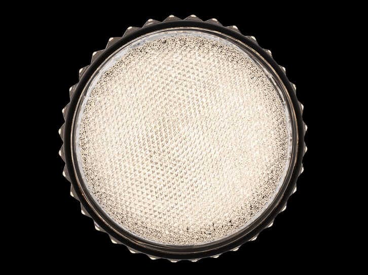 Schonbek Kristally Black Round Flush Mount