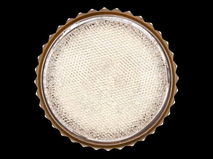 Schonbek Kristally Aged Brass Round Flush Mount