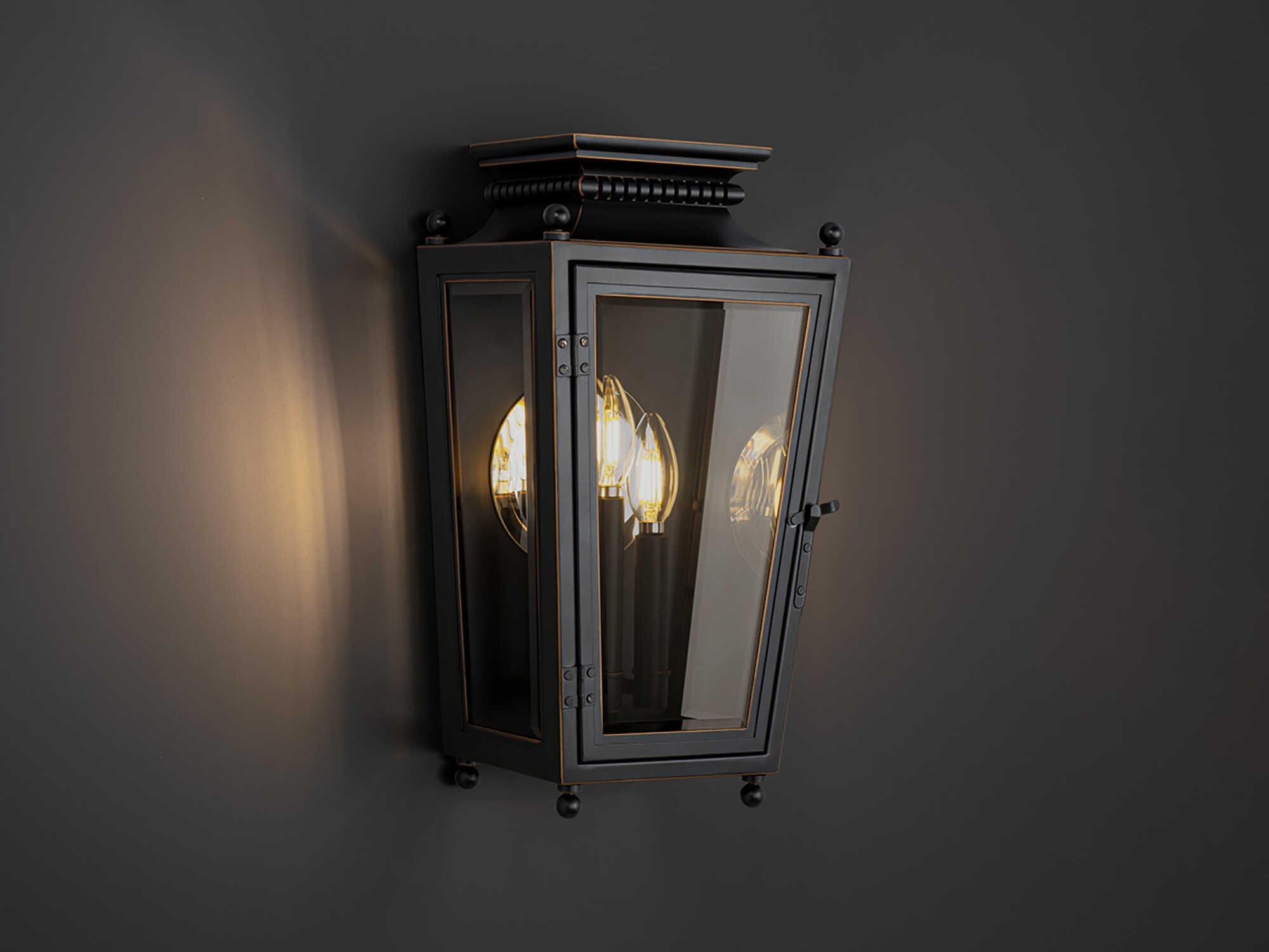 Schonbek Milton 3-Light Outdoor Wall Light