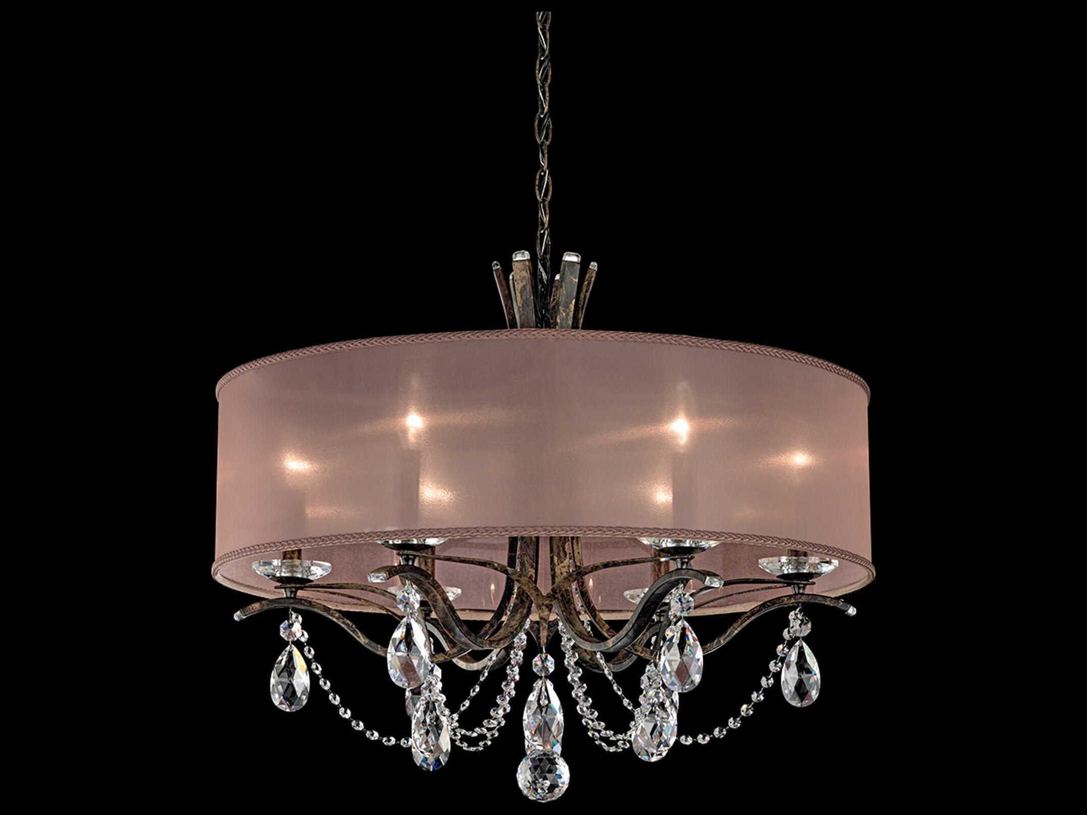 Schonbek Vesca 6-Light Bronze Crystal Chandelier