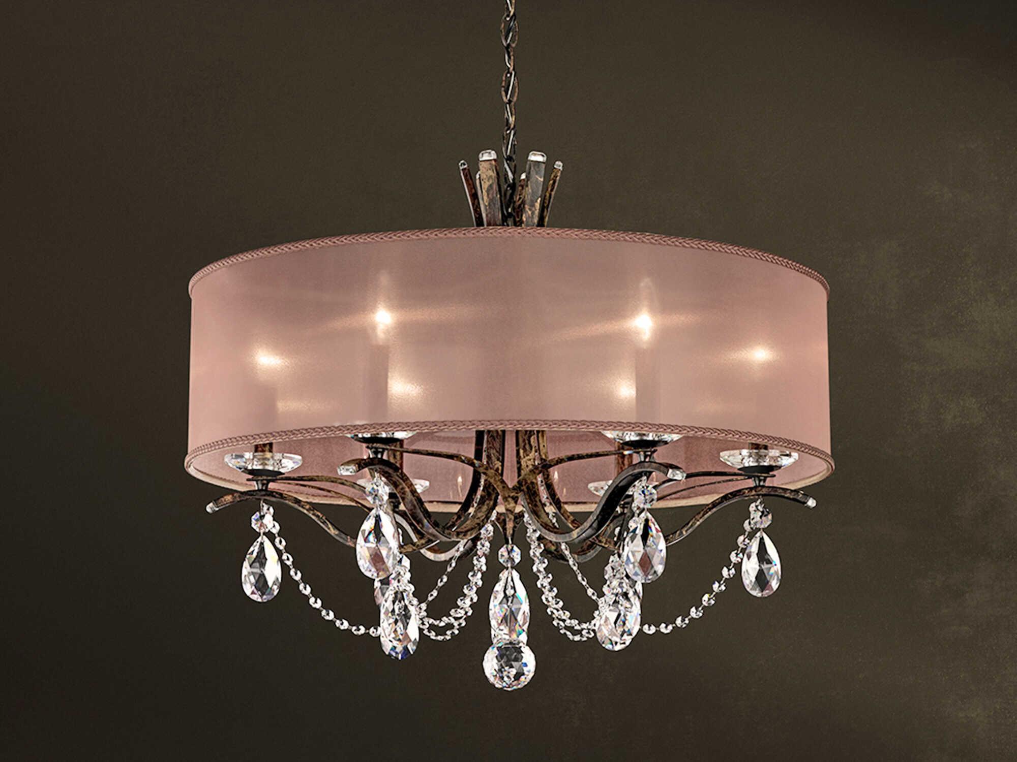 Schonbek Vesca 6-Light Bronze Crystal Chandelier