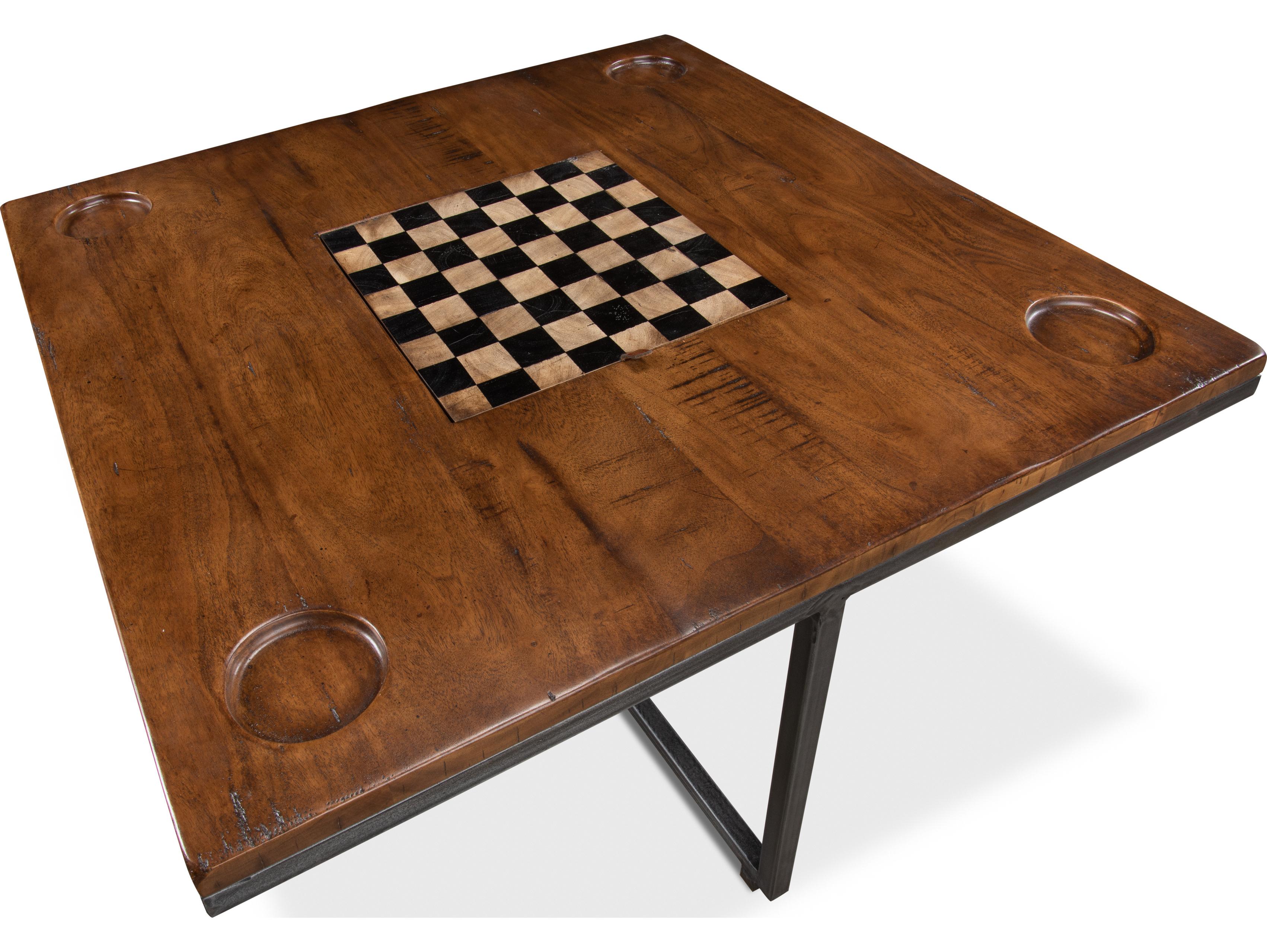 Sarreid Ltd Low Game Table With Four Stools