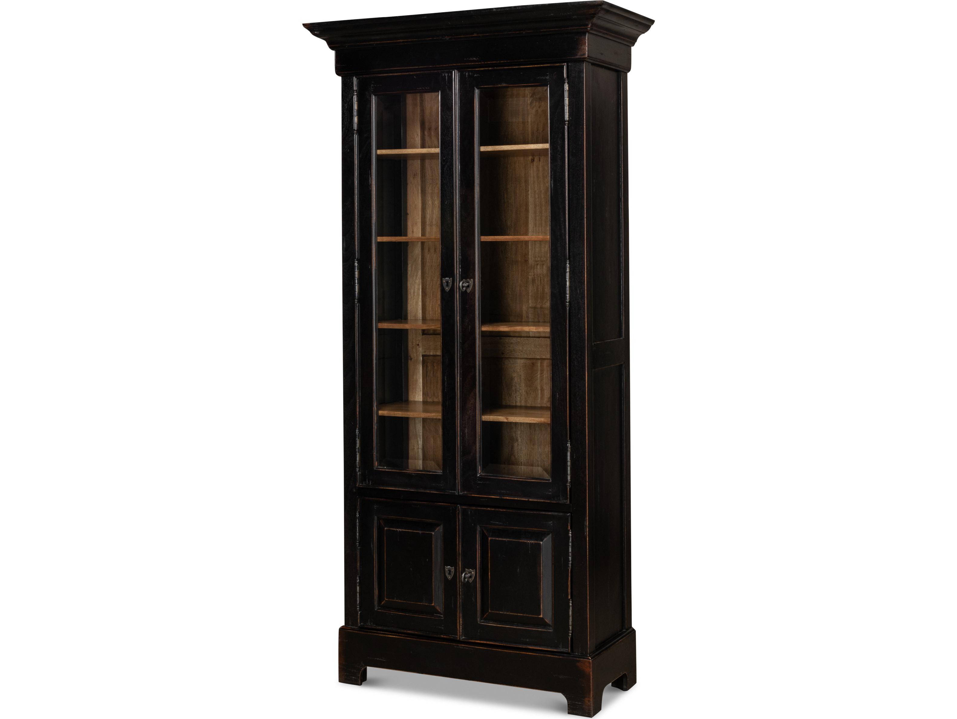 Sarreid Ltd Bookcase In Ebony Finish
