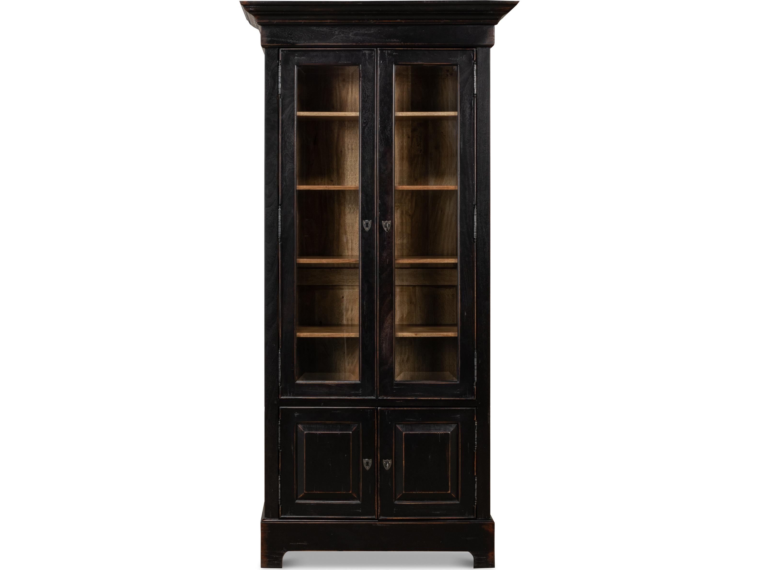 Sarreid Ltd Bookcase In Ebony Finish